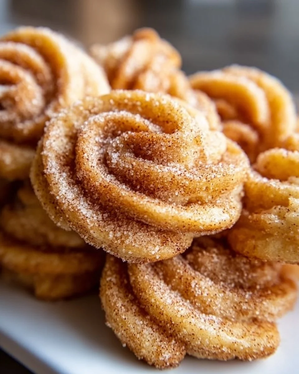 Crumbl Churro Cookies fresh out of the oven with cinnamon and sugar topping