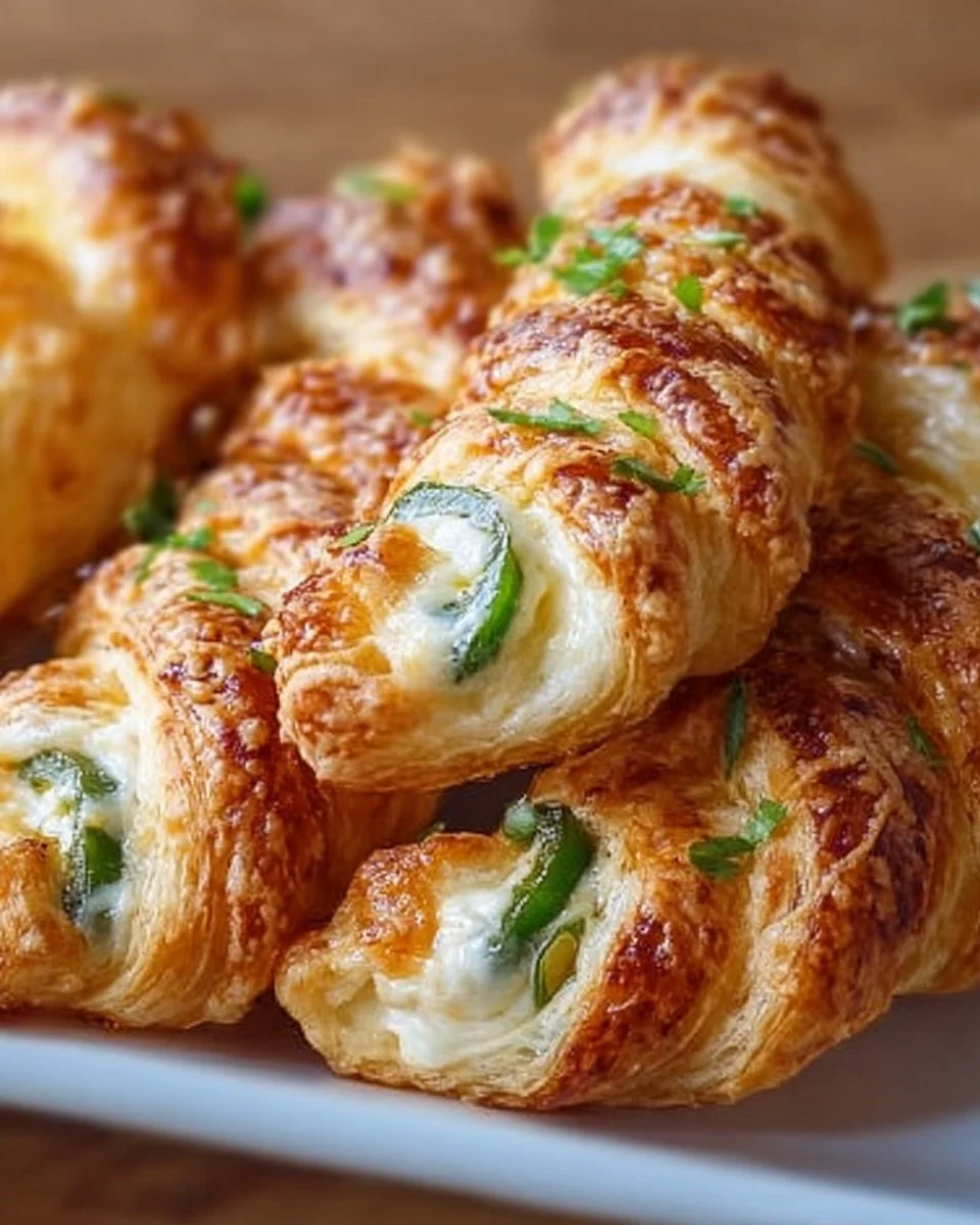 Delicious jalapeno popper twists served on a platter for game day.