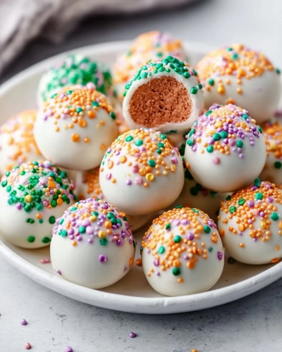 A variety of colorful Easter treats including sweets and snacks for the holiday.