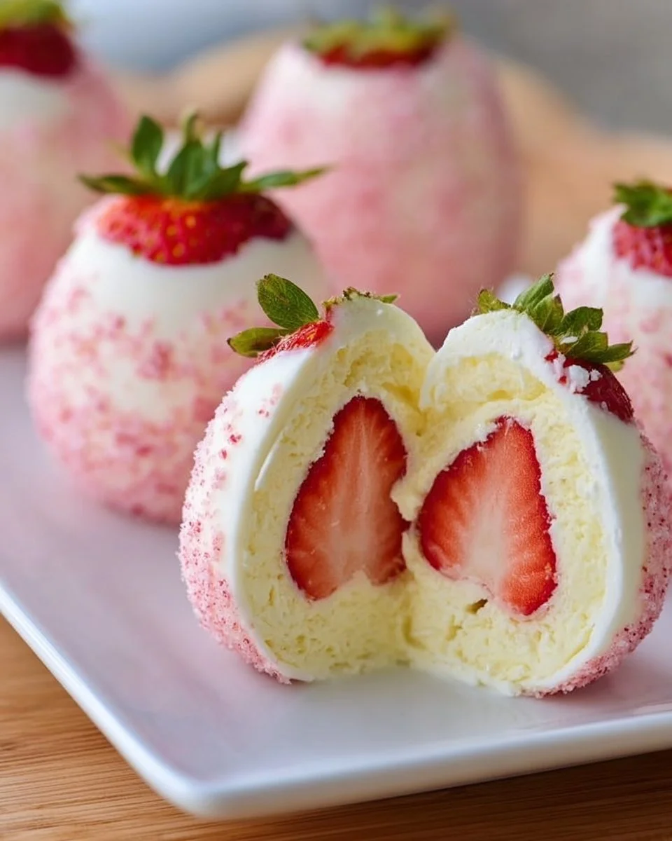 Colorful Strawberry Shortcake Easter Egg Bombs ready for Easter celebrations