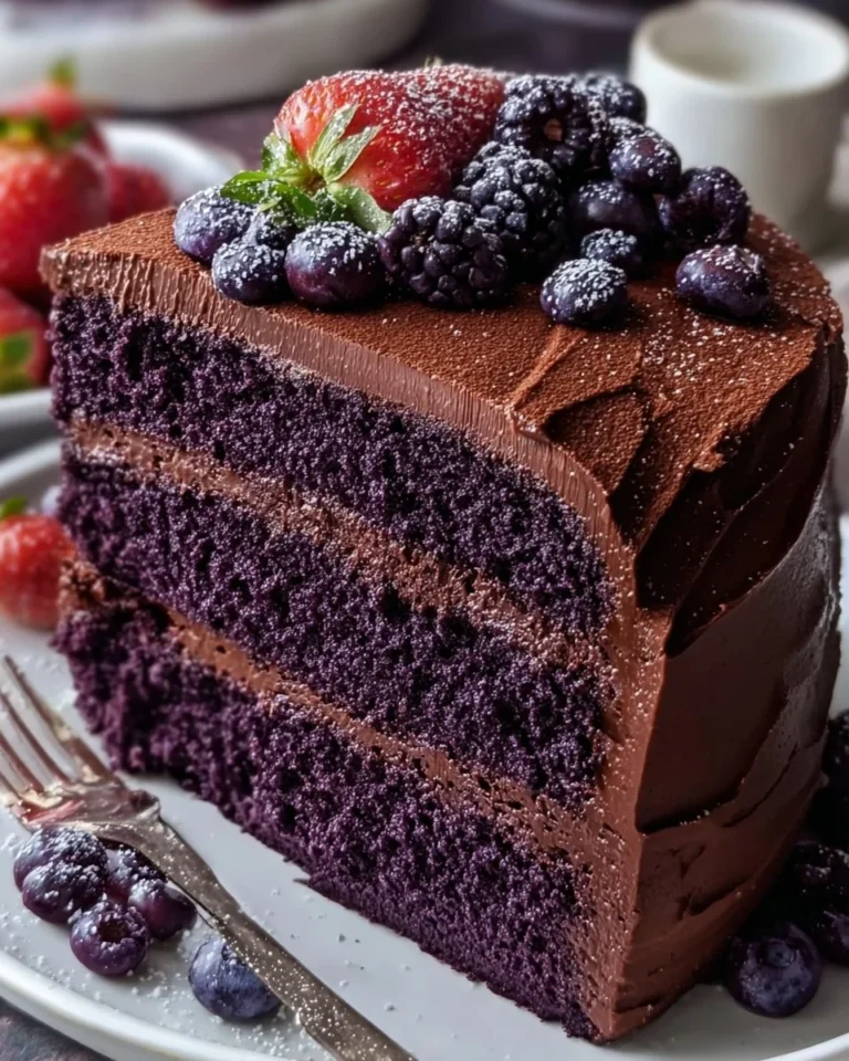 Classic chocolate cake topped with rich chocolate frosting and decorative sprinkles.