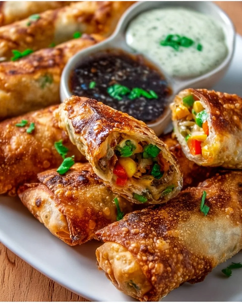 Delicious homemade Southwest eggrolls recipe for appetizers or quick meals.