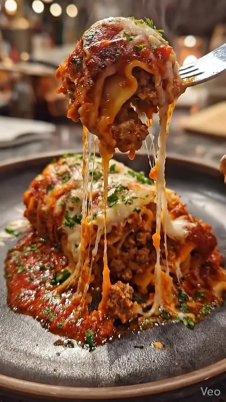 A plate of cheesy lasagna roll-ups topped with marinara sauce and cheese