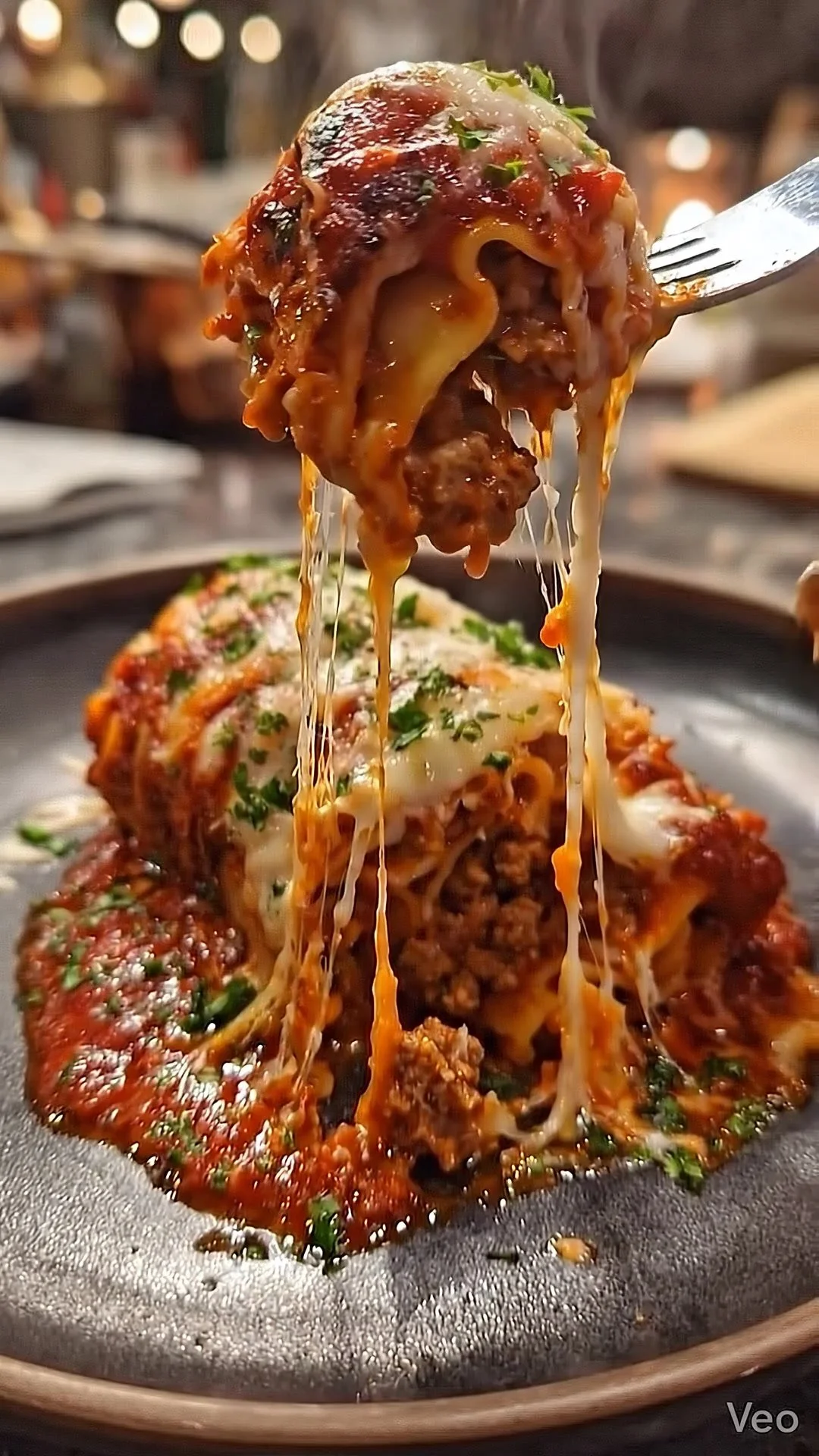 A plate of cheesy lasagna roll-ups topped with marinara sauce and cheese