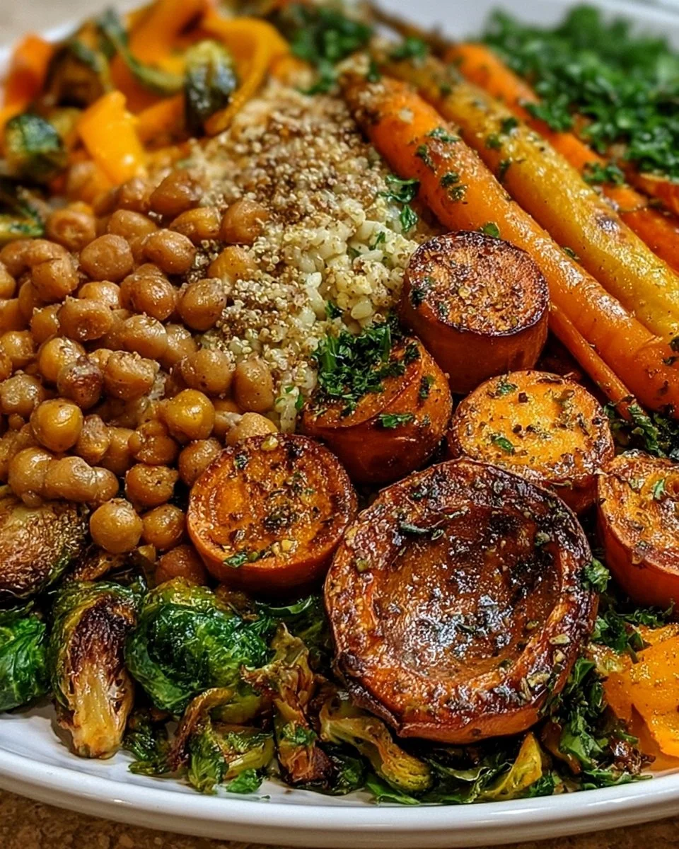 Bowl filled with colorful vegetables and grains for a nutritious harvest meal.